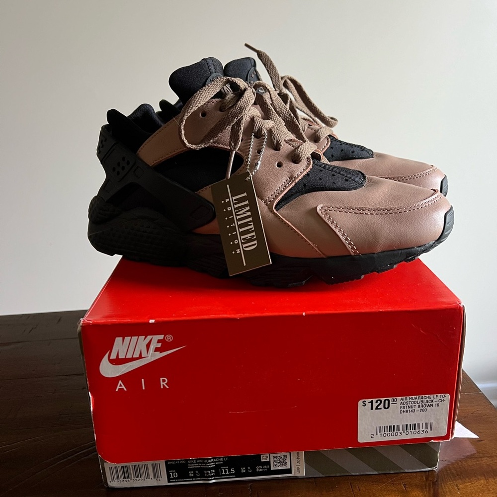Nike Air Huarache LE LIMITED EDITION Toadstool/Black Chestnut brown